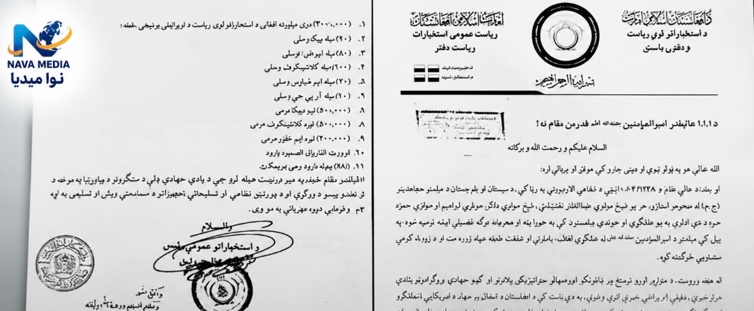 سند محرمانه: تخصیص بودجه برای یک گروه تروریستی بلوچ از سوی استخبارات طالبان